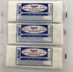 Bông gạc đắp vết thương 6x15